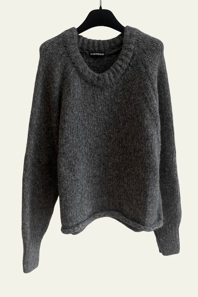 Pull Mousseux Gris