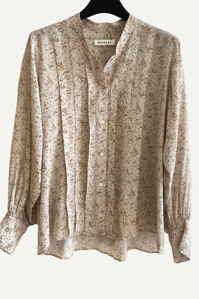 Blouse en soie PINA Beige