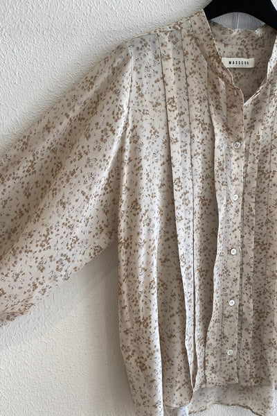 Blouse en soie PINA Beige