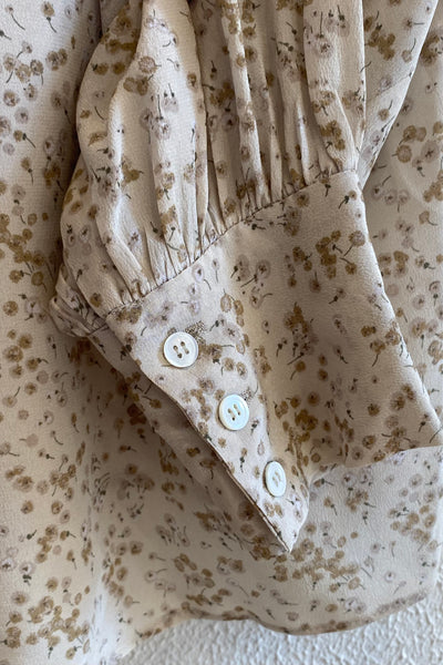 Blouse en soie PINA Beige