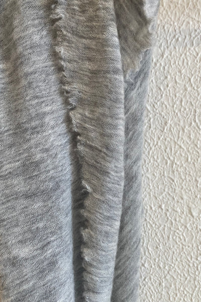 Écharpe en cachemire Gris clair