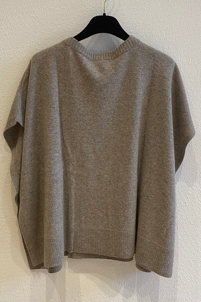 Poncho en maille Millet