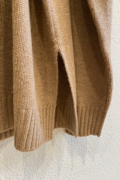 Pull ample en cachemire Caramel