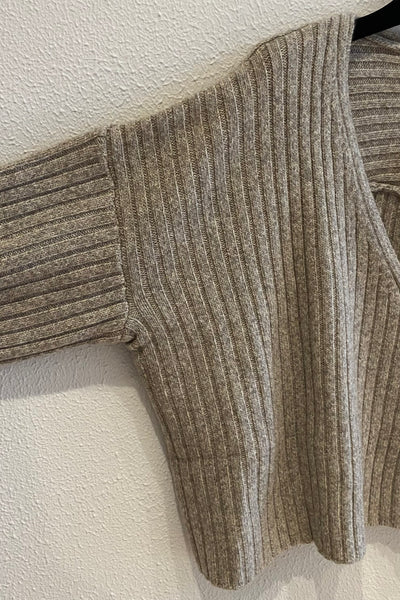 Pull à grosses côtes Galet