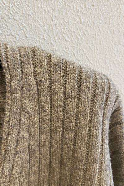 Pull à grosses côtes Galet