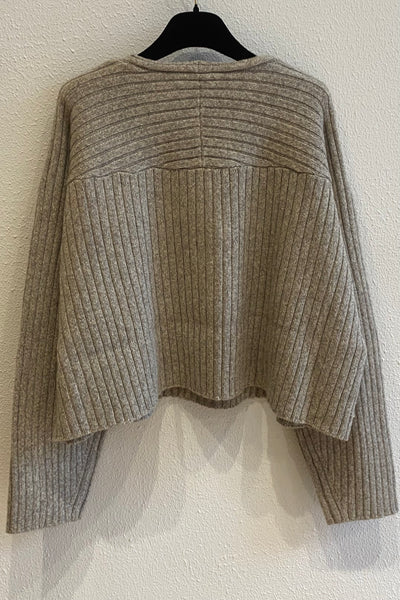 Pull à grosses côtes Galet