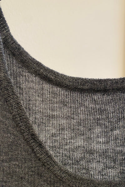 Débardeur en maille Anthracite