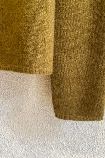 Pull en cachemire Ocre