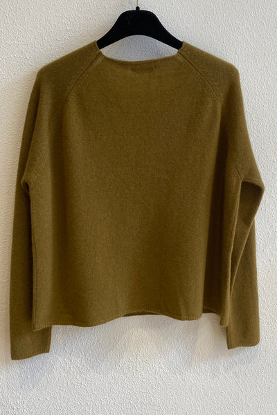 Pull en cachemire Ocre