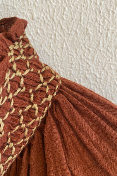 Blouse smockée FARMER Terra