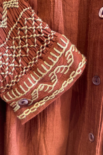 Blouse smockée FARMER Terra