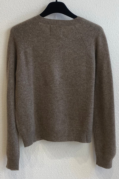 Pull fin CREW Taupe