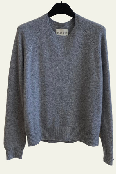 Pull fin CREW Gris Clair