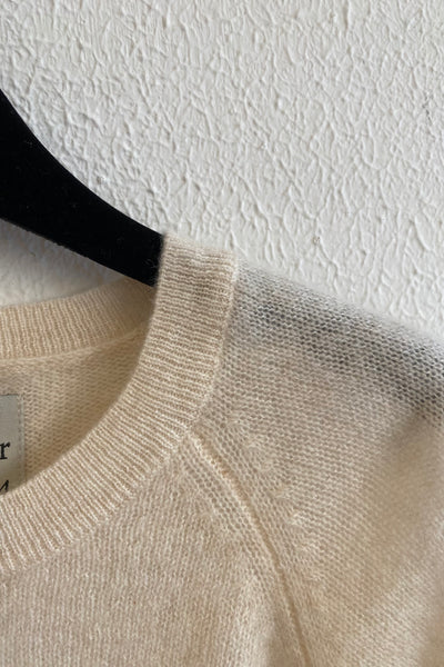 Pull fin CREW Crème