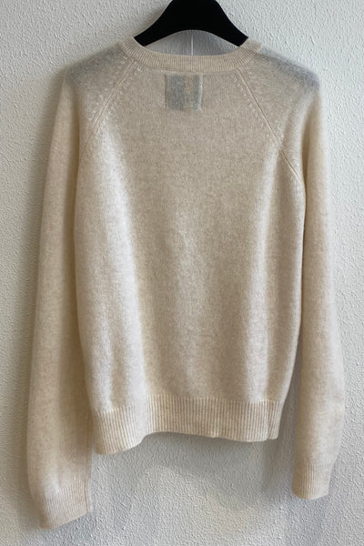 Pull fin CREW Crème