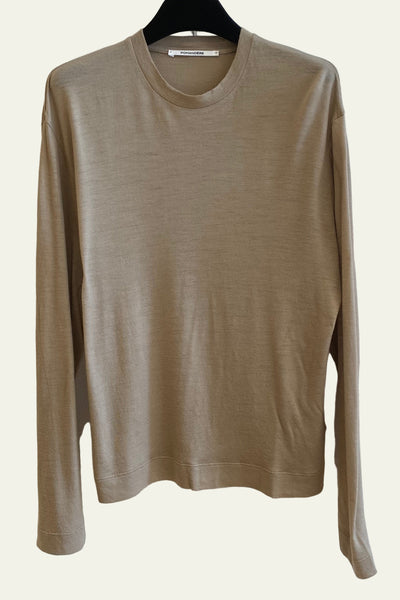 T-shirt en laine Sable