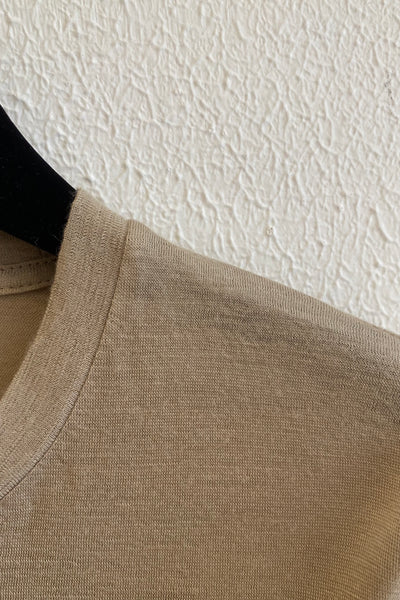 T-shirt en laine Sable