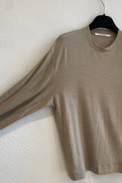 T-shirt en laine Sable