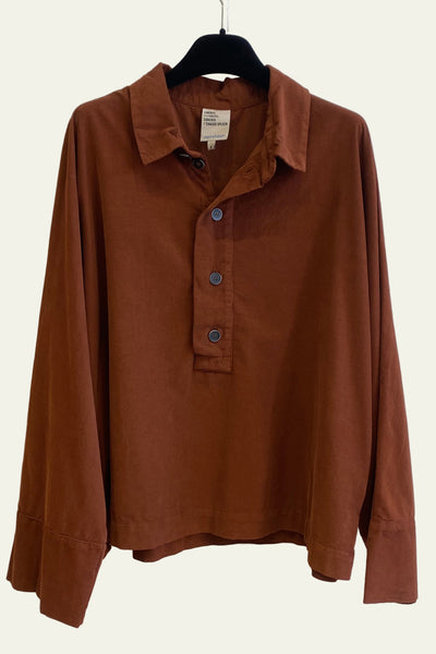 Vareuse en velours JOANIE Brique