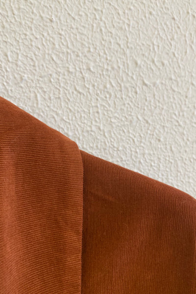 Vareuse en velours JOANIE Brique