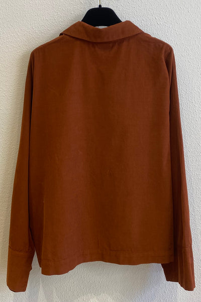 Vareuse en velours JOANIE Brique