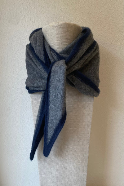 Tour de cou en cachemire Gris