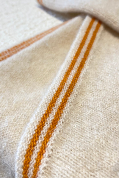 Tour de cou en cachemire Écru