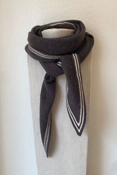 Tour de cou en cachemire Brun