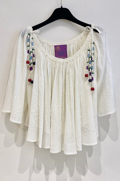 Blouse MARTINIQUE UNI Blanc