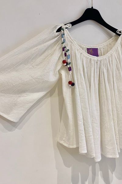 Blouse MARTINIQUE UNI Blanc