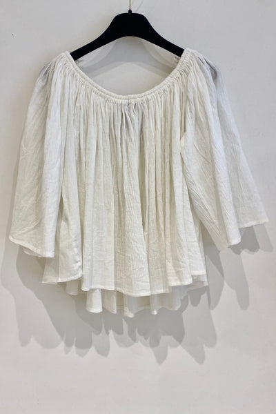 Blouse MARTINIQUE UNI Blanc