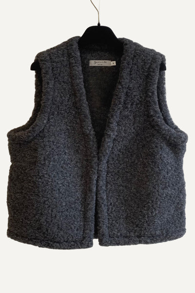 Gilet en laine Anthracite
