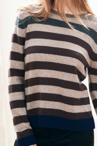 Pull en cachemire STRIPE