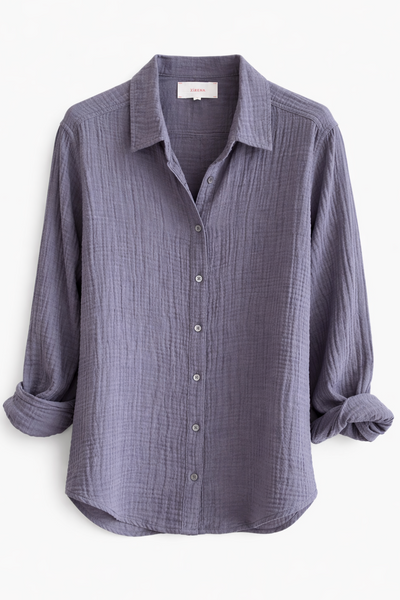 Chemise en crépon Greystone
