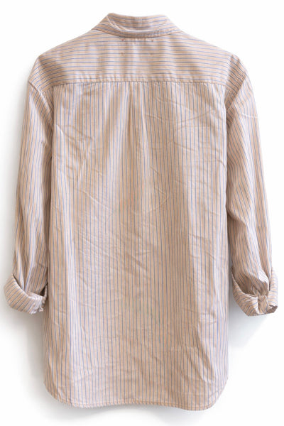 Chemise rayée Orange