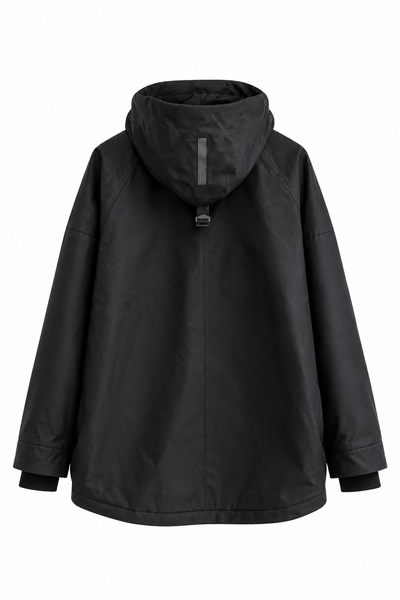 Parka oversize Black