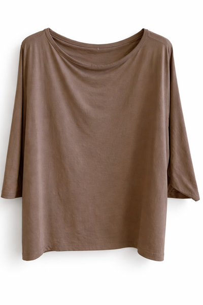 T-shirt ample Taupe
