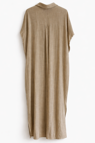 Robe chemise gaufrée Sésame