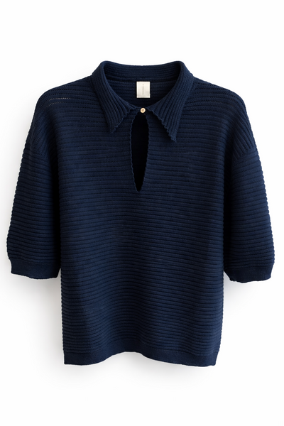Polo ajouré Nuit