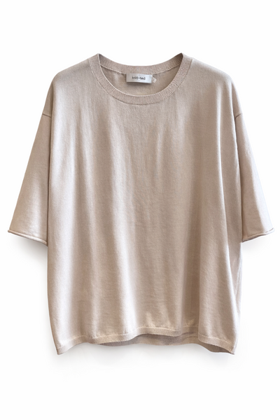 Pull en maille fluide Grège