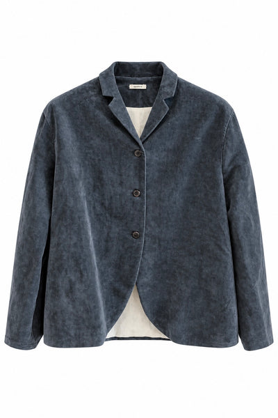 Veste en velours Ciment