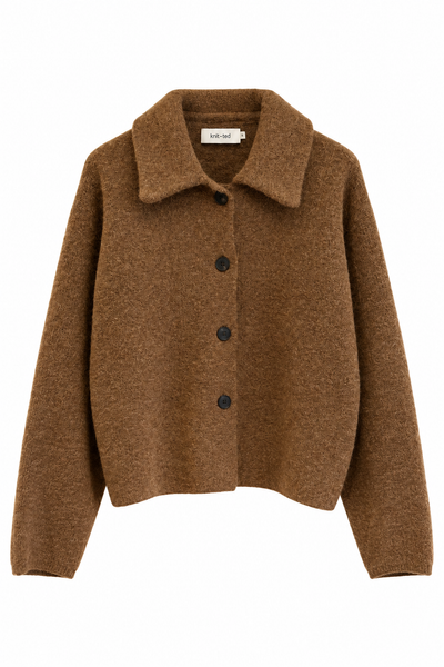 Cardigan à col Noisette