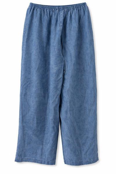 Pantalon en lin Indigo