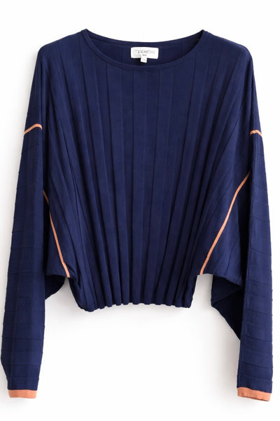 Pull à côtes Marine