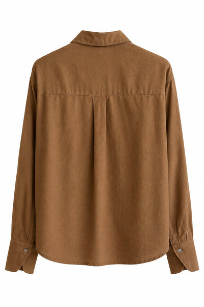 Chemise en toile Tabac