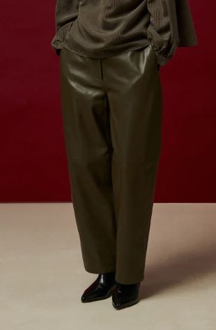 Pantalon en cuir Bronze