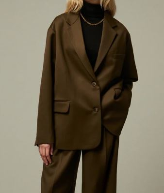 Veste oversize Bronze