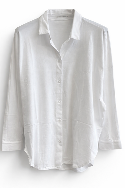 Chemise en jersey Blanc