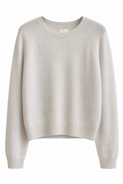 Pull fin en cachemire Calcaire