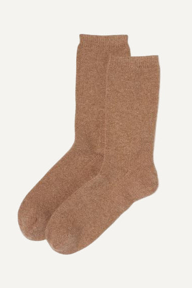Chaussettes en cachemire Caramel